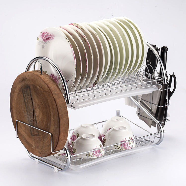 The Ultimate Kitchen Drain Rack Storage Solution